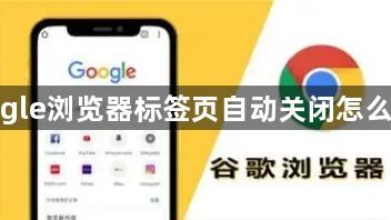 google浏览器标签页自动关闭怎么设置1