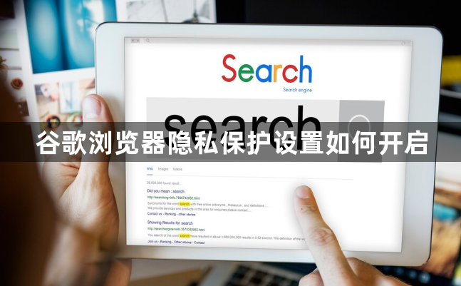 谷歌浏览器隐私保护设置如何开启1