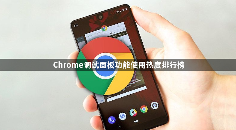 Chrome调试面板功能使用热度排行榜1