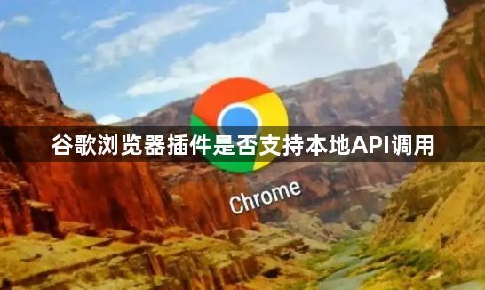 谷歌浏览器插件是否支持本地API调用1