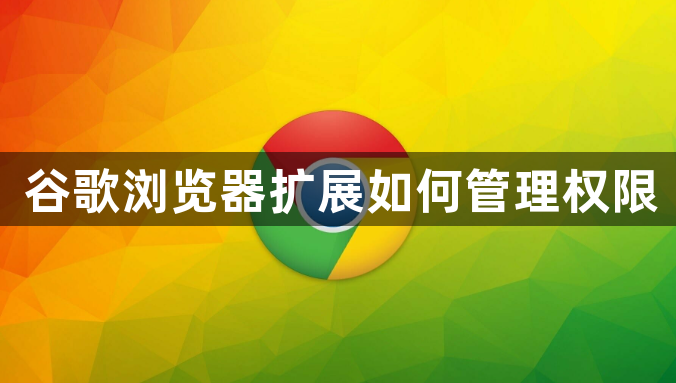 谷歌浏览器扩展如何管理权限1