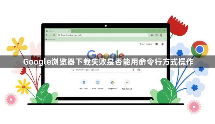 Google浏览器下载失败是否能用命令行方式操作1