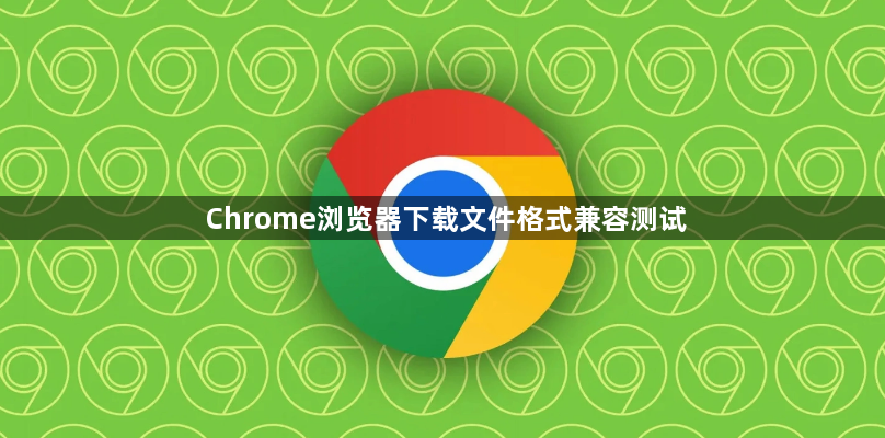 Chrome浏览器下载文件格式兼容测试1