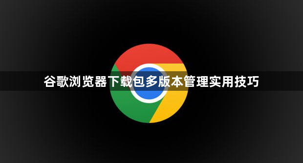 谷歌浏览器下载包多版本管理实用技巧1