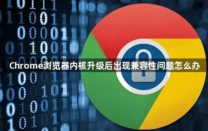 Chrome浏览器内核升级后出现兼容性问题怎么办1