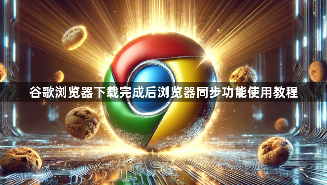 谷歌浏览器下载完成后浏览器同步功能使用教程1