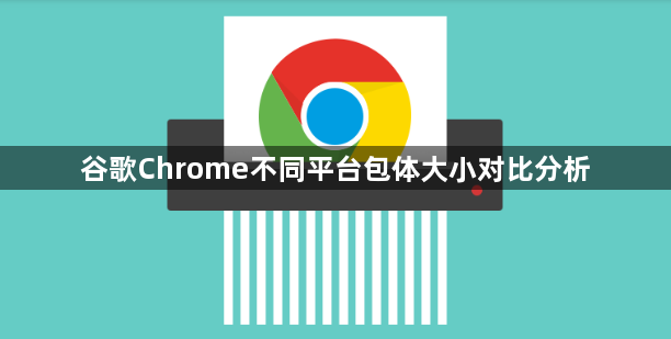 谷歌Chrome不同平台包体大小对比分析1