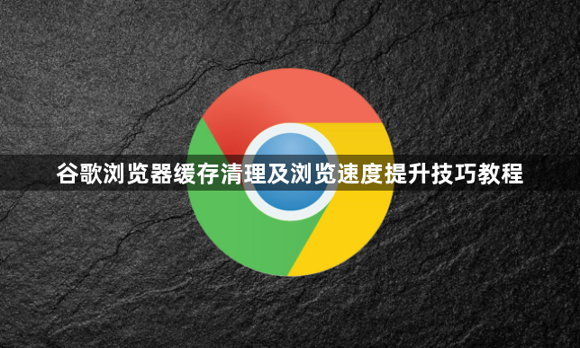 谷歌浏览器缓存清理及浏览速度提升技巧教程1