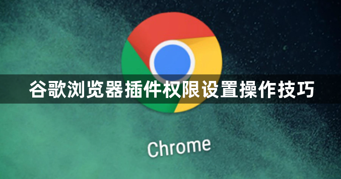 谷歌浏览器插件权限设置操作技巧1