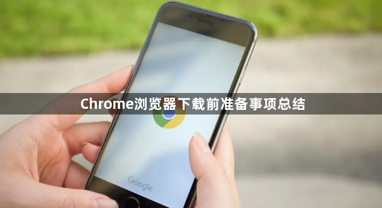 Chrome浏览器下载前准备事项总结1