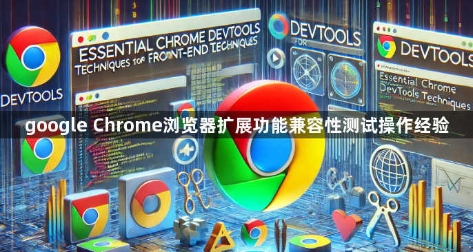 google Chrome浏览器扩展功能兼容性测试操作经验1
