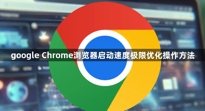 google Chrome浏览器启动速度极限优化操作方法1