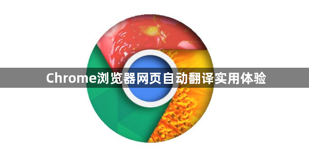 Chrome浏览器网页自动翻译实用体验1