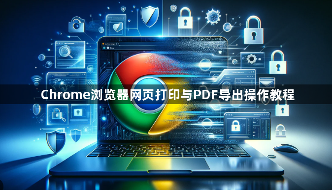 Chrome浏览器网页打印与PDF导出操作教程1