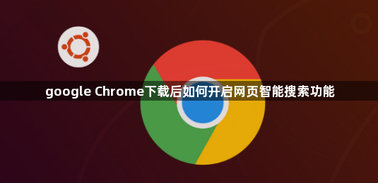 google Chrome下载后如何开启网页智能搜索功能1