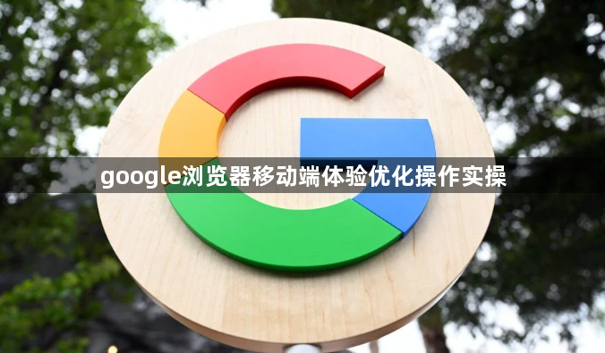 google浏览器移动端体验优化操作实操1