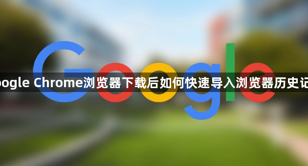 google Chrome浏览器下载后如何快速导入浏览器历史记录1