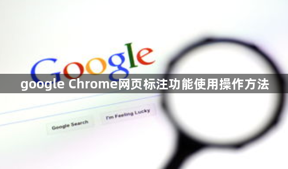 google Chrome网页标注功能使用操作方法1
