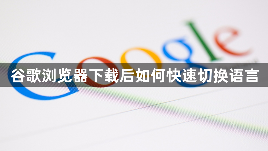 谷歌浏览器下载后如何快速切换语言1