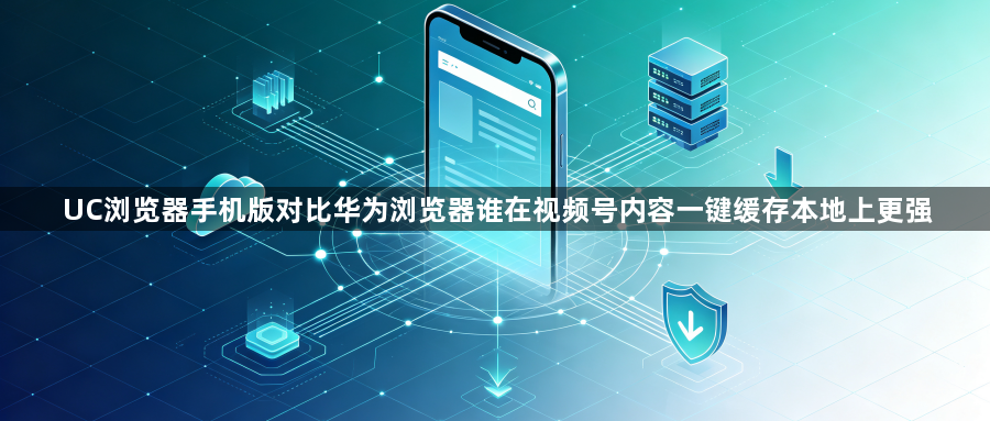 UC浏览器手机版对比华为浏览器谁在视频号内容一键缓存本地上更强1