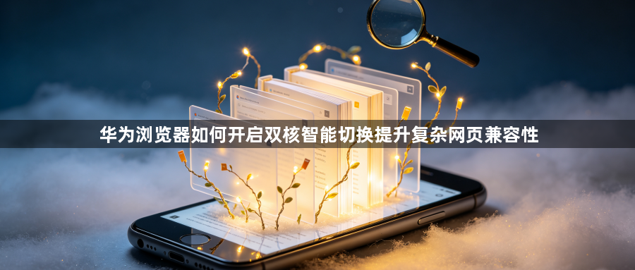 华为浏览器如何开启双核智能切换提升复杂网页兼容性1