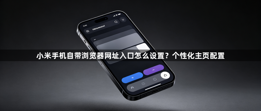 小米手机自带浏览器网址入口怎么设置？个性化主页配置1