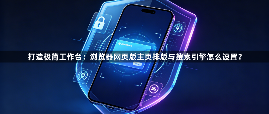 打造极简工作台：浏览器网页版主页排版与搜索引擎怎么设置？1