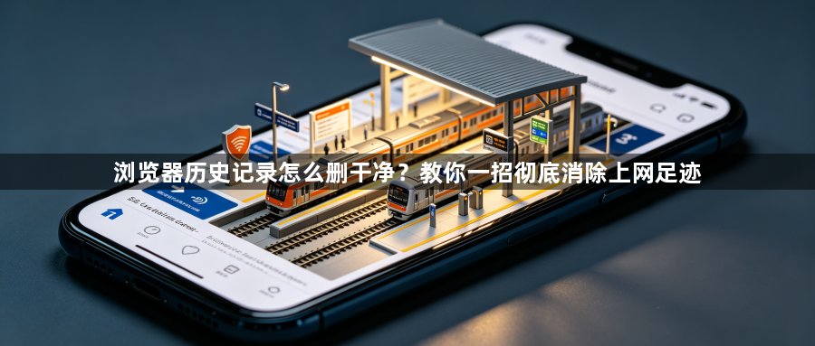 浏览器历史记录怎么删干净?教你一招彻底消除上网足迹1