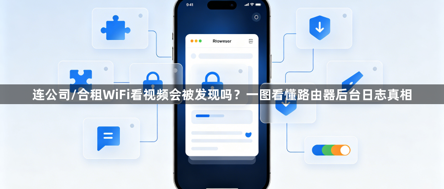 连公司/合租WiFi看视频会被发现吗？一图看懂路由器后台日志真相1