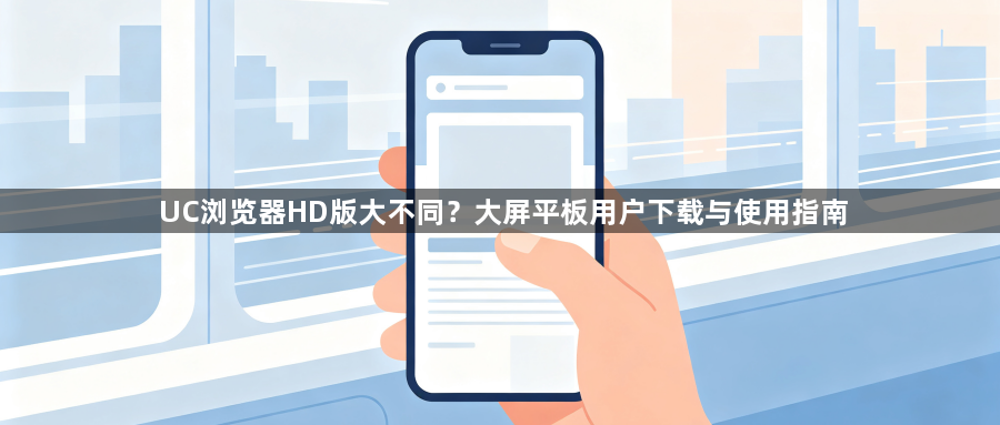 UC浏览器HD版大不同？大屏平板用户下载与使用指南1