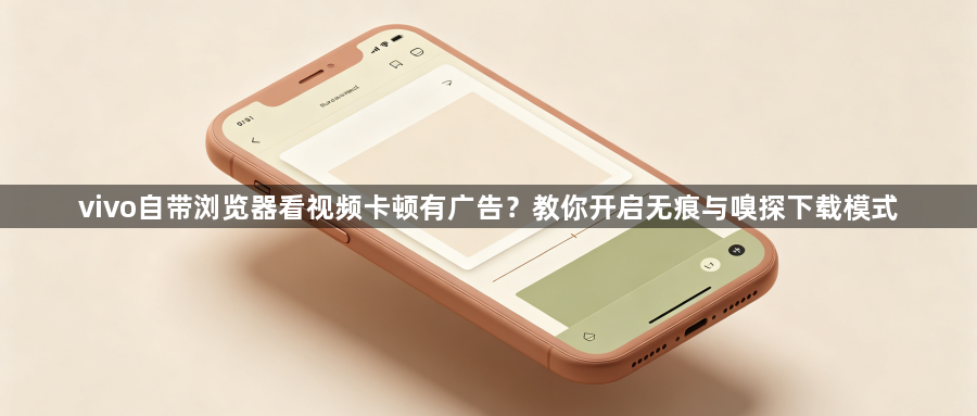 vivo自带浏览器看视频卡顿有广告?教你开启无痕与嗅探下载模式1