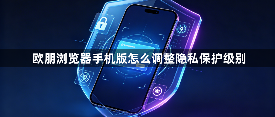 欧朋浏览器手机版怎么调整隐私保护级别1