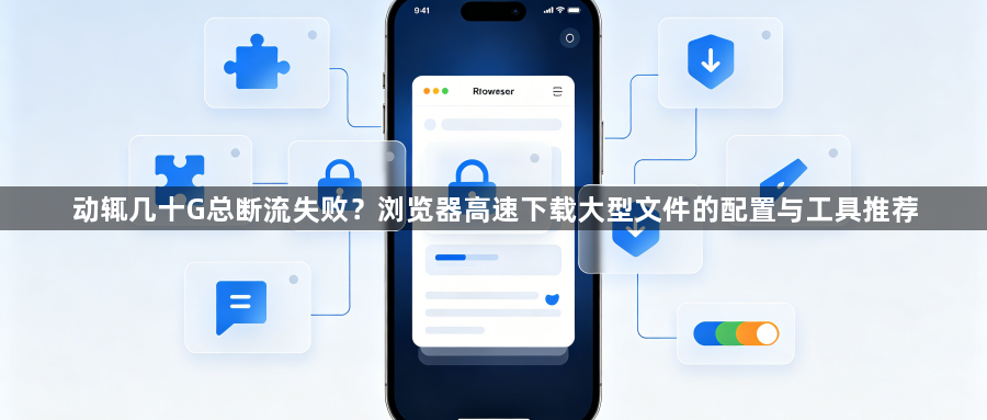 动辄几十G总断流失败？浏览器高速下载大型文件的配置与工具推荐1