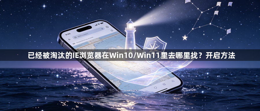 已经被淘汰的IE浏览器在Win10/Win11里去哪里找？开启方法1