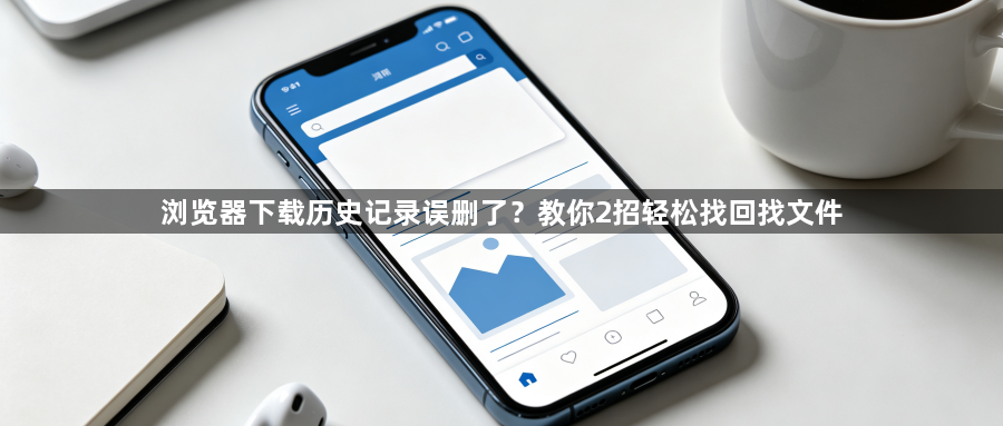 浏览器下载历史记录误删了？教你2招轻松找回找文件1