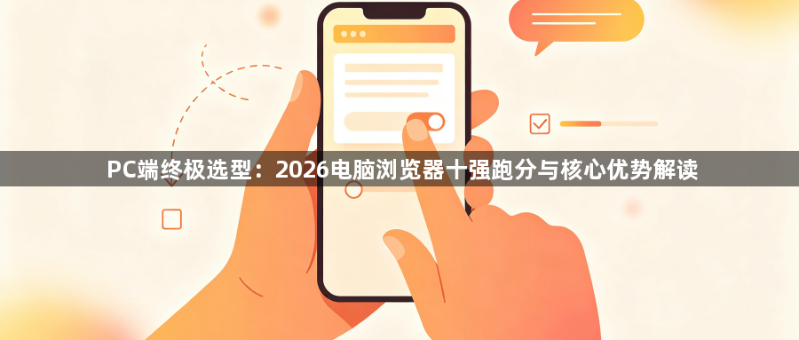 PC端终极选型：2026电脑浏览器十强跑分与核心优势解读1