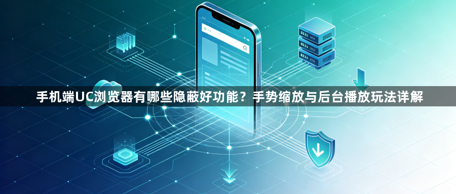 手机端UC浏览器有哪些隐蔽好功能?手势缩放与后台播放玩法详解1
