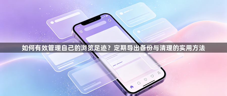 如何有效管理自己的浏览足迹?定期导出备份与清理的实用方法1