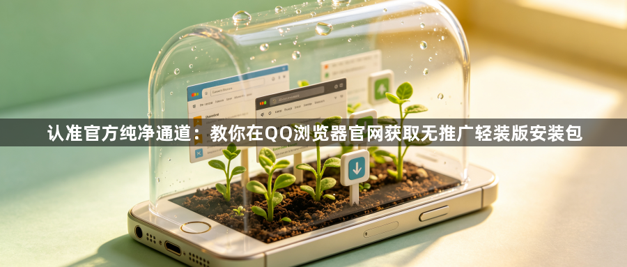 认准官方纯净通道：教你在QQ浏览器官网获取无推广轻装版安装包1