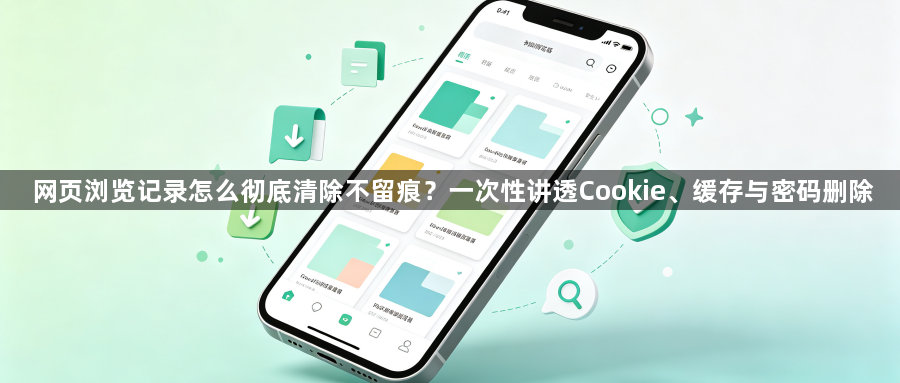 网页浏览记录怎么彻底清除不留痕？一次性讲透Cookie、缓存与密码删除1