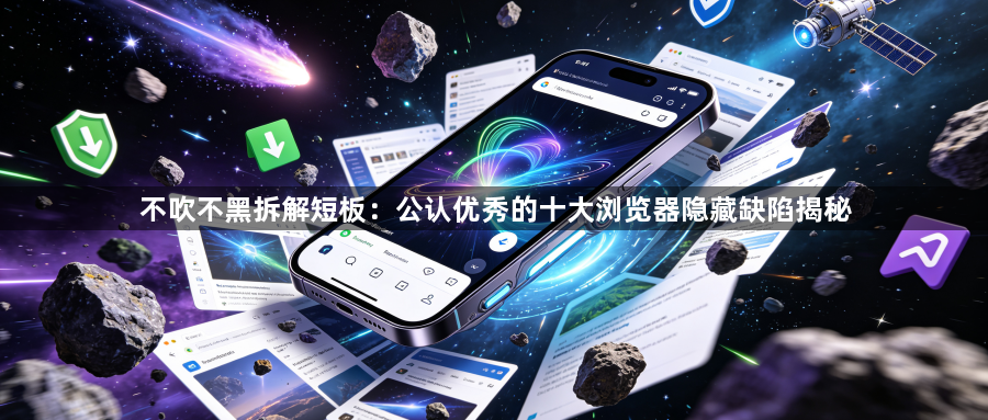 不吹不黑拆解短板:公认优秀的十大浏览器隐藏缺陷揭秘1