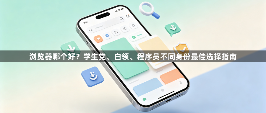 浏览器哪个好？学生党、白领、程序员不同身份最佳选择指南1