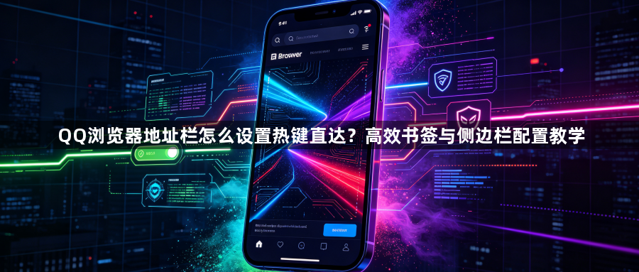 QQ浏览器地址栏怎么设置热键直达？高效书签与侧边栏配置教学1