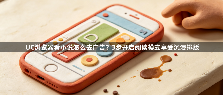 UC浏览器看小说怎么去广告？3步开启阅读模式享受沉浸排版1