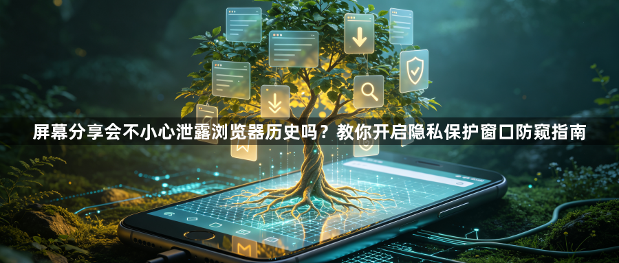 屏幕分享会不小心泄露浏览器历史吗？教你开启隐私保护窗口防窥指南1