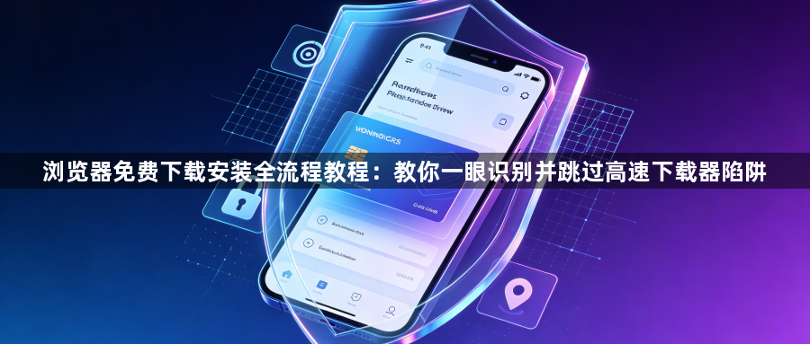 浏览器免费下载安装全流程教程:教你一眼识别并跳过高速下载器陷阱1