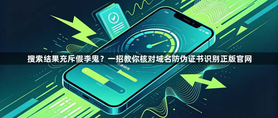 搜索结果充斥假李鬼?一招教你核对域名防伪证书识别正版官网1