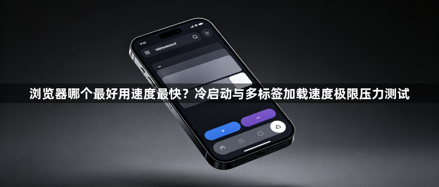 浏览器哪个最好用速度最快？冷启动与多标签加载速度极限压力测试1